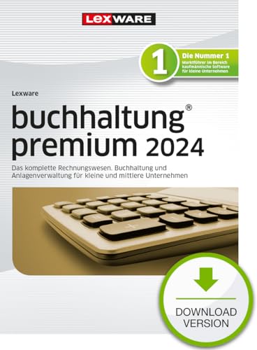 Lexware buchhaltung Premium 2024 (365 Tage)| PC Aktivierungscode per Email l Buchhaltungs-Software vom Marktführer von Lexware