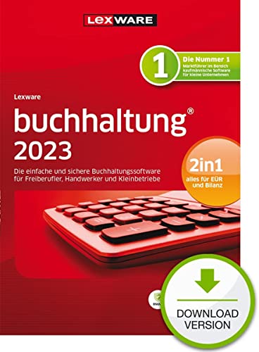 Lexware buchhaltung Standard 2023 (365 Tage) | Einfache Buchhaltungs-Software vom Marktführer | Standard | PC Aktivierungscode per Email von Lexware