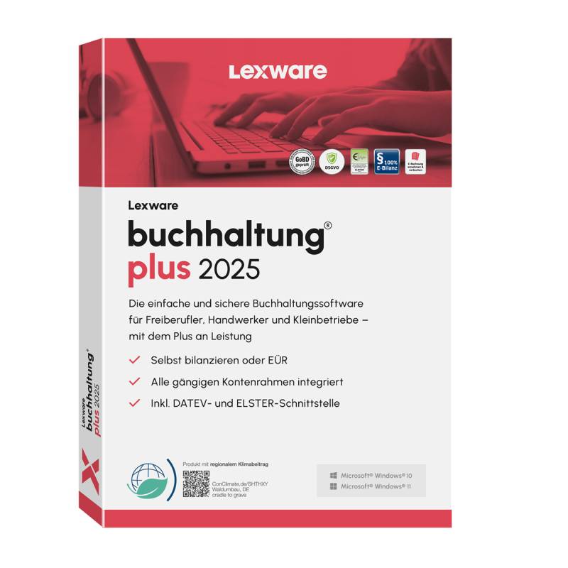 Lexware buchhaltung plus 2025 Jahresversion (365-Tage) von Lexware