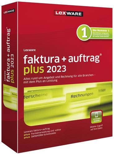 Lexware faktura+auftrag plus 2023 Jahreslizenz, 1 Lizenz Windows Finanz-Software von Lexware