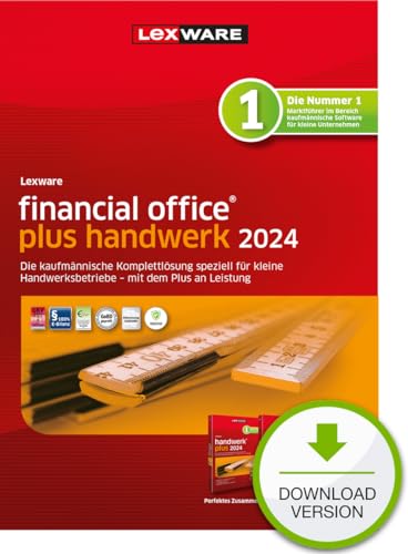 Lexware financial office Plus handwerk 2024 (365 Tage)| PC Aktivierungscode per Email von Lexware