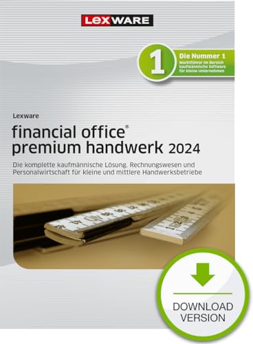 Lexware financial office Premium handwerk 2024 (365 Tage)| PC Aktivierungscode per Email von Lexware
