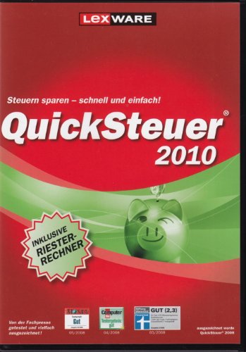 QuickSteuer 2010 (für die Steuererklärung 2009) - DVD-Box von Lexware