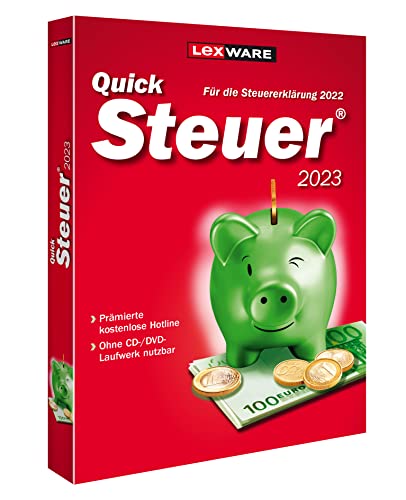QuickSteuer 2023 (für Steuerjahr 2022) | Minibox | Private Steuererklärung von Lexware