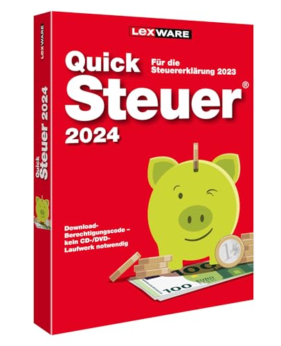 QuickSteuer 2024 (für Steuerjahr 2023) | Minibox | Private und gewerbliche Steuererklärung von Lexware