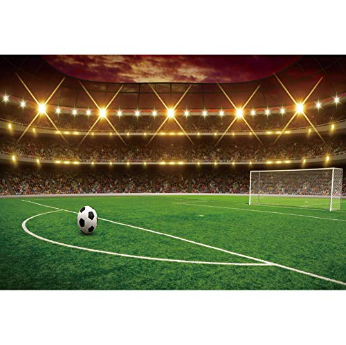 Leyiyi Fotohintergrund, Stadion, Spotlight, Fußballplatz, Torpfosten, Ballspiel, Vinyl-Hintergrund, Sport, Fitness, Spieler, Schule, Spiel, Fotostudio, Requisiten, Jungen, Portrait-Tapete, 6 x 3 m Leyiyi Fotohintergrund, Stadion, Spotlight, Fußballplatz, Torpfosten, Ballspiel, Vinyl-Hintergrund, Sport, Fitness, Spieler, Schule, Spiel, Fotostudio, Requisiten, Jungen, Portrait-Tapete, 6 x 3 m von Leyiyi