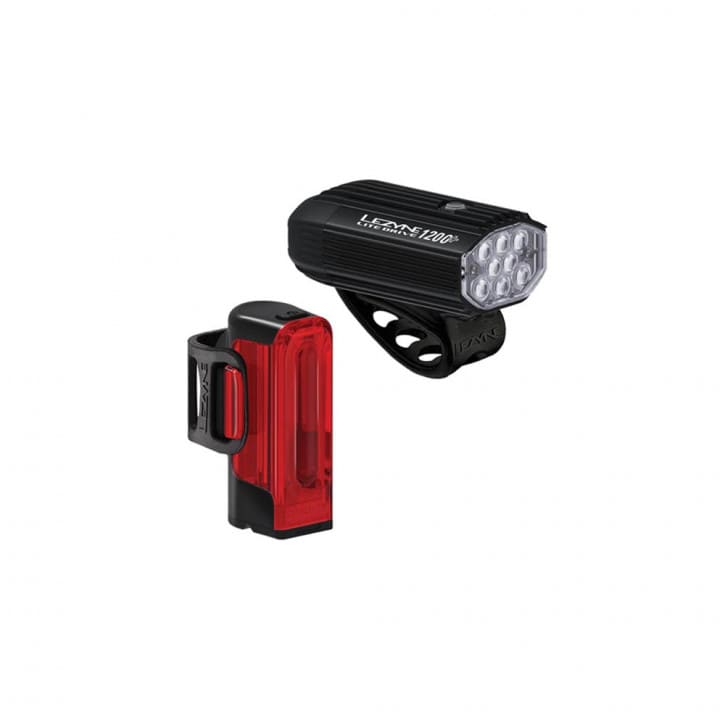 Lezyne Lite Drive 1200+/Strip Pro400+ schwarz von Lezyne