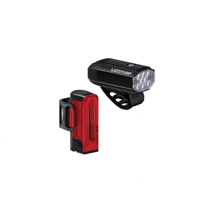 Lezyne Micro Drive 800+/Strip 300+ Set von Lezyne