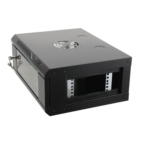 Lfhelper 4U Netzwerkschrank - Serverschrank Server-Racks 4 HE - Unmontiert - Sichttür Schloss - Boden-/Wandmontage - 400 mm Tiefe - Traglast 60 kg - Glastür - 550×400×210mm Lfhelper 4U Netzwerkschrank - Serverschrank Server-Racks 4 HE - Unmontiert - Sichttür Schloss - Boden-/Wandmontage - 400 mm Tiefe - Traglast 60 kg - Glastür - 550×400×210mm von Lfhelper