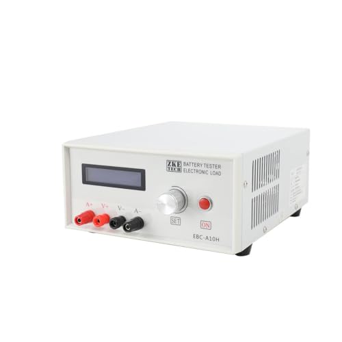 Lfhelper EBC-A10H Elektronischer Batteriekapazitätstester Last Entladung Kapazität Entladeleistung Leistungstester Tester Kit für Lithium/Blei-Säure Batterie Kapazität Tester 5A Ladung 10A Entladung von Lfhelper