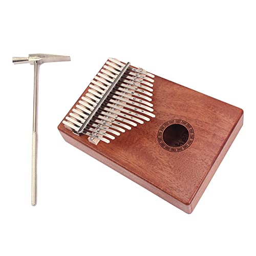 Daumenklavier mit 17 Tasten, tragbares Holz-Fingerklavier, leicht zu erlernen, Kalimba-Profis, Anfänger, Klavierwerkzeug von LfrXtra