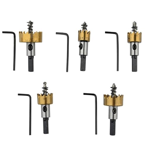 Hochgeschwindigkeits Stahl Loch Opener Loch Sägen Cutter 5pcs 16-30 Mm Metallbohrer Für Wohnkern Projekte von LfrXtra