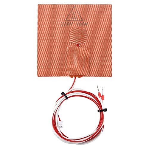 LfrXtra 1pc Silikonheizungspad 100x100mm 110 V 100w Für V0 3D Drucker Heißbett Kleber Backing Build Platte von LfrXtra