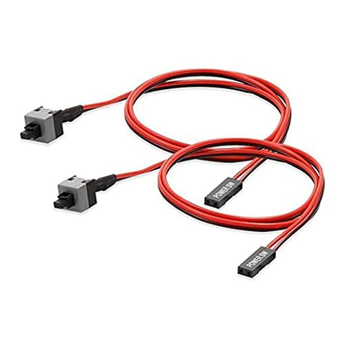 LfrXtra 2 Pack 2 Pin SW PC Stromkabel EIN/Aus Druckknopf Computerschalter Draht 50 cm LfrXtra 2 Pack 2 Pin SW PC Stromkabel EIN/Aus Druckknopf Computerschalter Draht 50 cm von LfrXtra