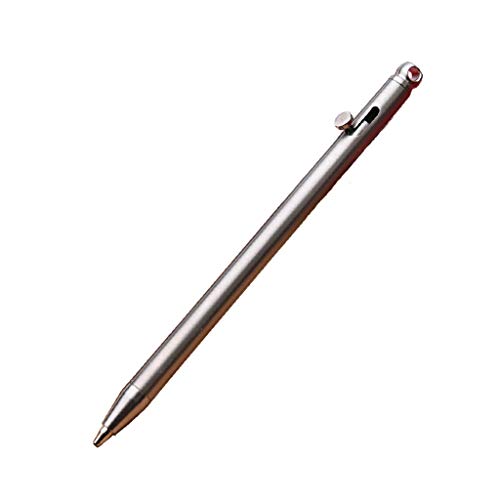 LfrXtra Multifunktions-Schlüsselanhänger-Action-Stift, Edelstahl-Kugelschreiber, tragbares Gadget, Outdoor-Ausrüstung von LfrXtra