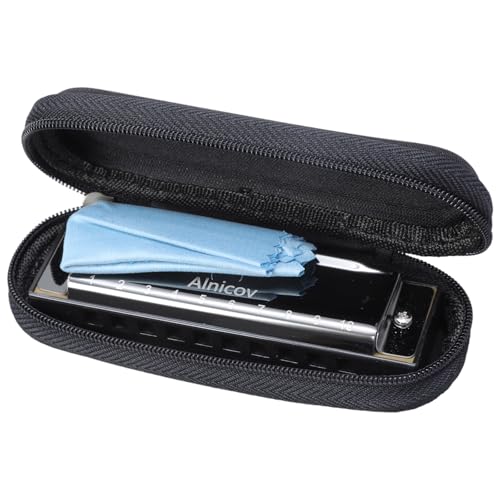 Mundharmonika mit 10 Löchern, 20 Tönen, Tonart C, professionelle Blues-Harfen, Mundorgel, Mundharmonika, leicht zu spielendes Musikinstrument von LfrXtra