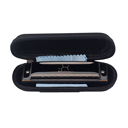 Mundharmonika mit 10 Löchern, 20 Tönen, Tonart C, professionelle Blues-Harfen, Mundorgel, Mundharmonika, leicht zu spielendes Musikinstrument von LfrXtra