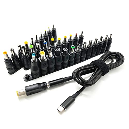 Typec Power Linie 2.1x5 5 Mm Adapter Kabel 5.5x2.1mm 4.5x3.0mm 34pcs Stecker Für WiFi Router Lautsprecher Laptop von LfrXtra