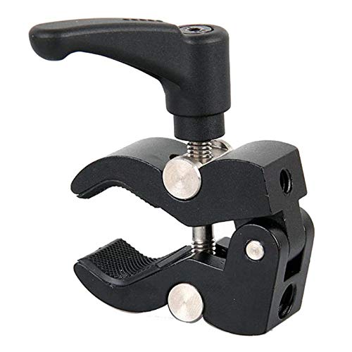 Clamp Magic Arm Adapter Klemme Kamerahalterung Fahrrad Kamera Halterung Schwarz Super Clamp Für Kameras Universal Faltbar Regenschirm Geeignet Für Kameras, Lichter, Regenschirme, Haken, Regale von Lhbfcy