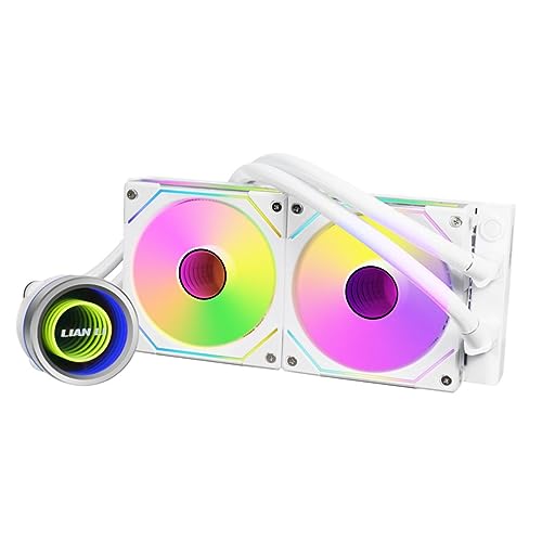 Lian Li Galahad II Trinity Boitier PC Refroidisseur de liquide tout-en-un 12 cm Blanc 1 pièce(s) von Ｌｉ ＬＩＡＮ　ＬＩ