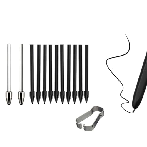 (2+10 Pack) Metallspitzen +ABS Spitzen Ersatz für Samsung Galaxy Tab S9/S9FE+/S9 Ultra/S8/S8+/S8 Ultra/S7/S7 FE/S6/S6 Lite/S22/S23/S24 S25 Ultra S Pen Spitzen von LiLiTok