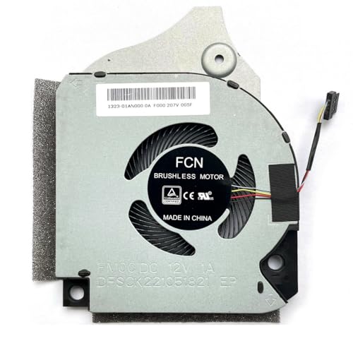 12V CPU Lüfter GPU Kühlung Lüfter Ersatz für DELL INSPIRON G5-5590 G7-7590 12V 006KT2 0C04TH CPU Lüfter GPU Kühlung Lüfter 4-Pin (CPU-Lüfter) von LiLiTok