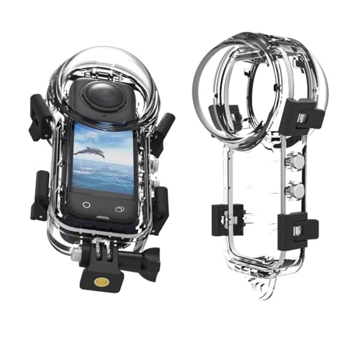 50 Meter Unterwasser-Gehäuse für Insta360 X5 Invisible Dive Case, X5 Kamera wasserdichte Schutzhülle Schutzgehäuse für Insta360 X5 Zubehör von LiLiTok