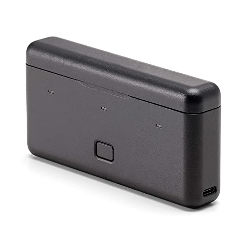 Akku-Ladegerät kompatibel für DJI Osmo Action 3 Multifunktions-Akku-Ladebox, Aufbewahrungsbox für DREI Akkus und Zwei SD-Karten von LiLiTok