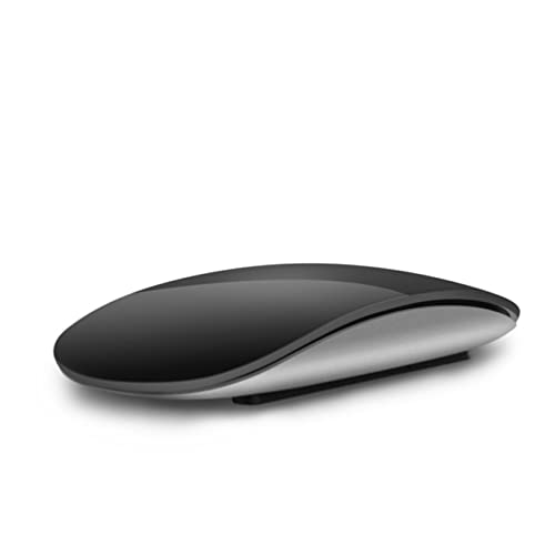 Arc Touch Mäuse, kabellose Bluetooth 5.0-Maus Leise, Magische Maus Wiederaufladbar, Kompatibel für Laptop, Pad, Mac, PC, MacBook (kein USB-Empfänger) (Schwarz) von LiLiTok