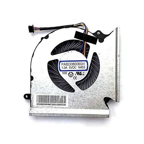 CPU Kühlung Lüfter Kompatibel für MSI GP66 GL66 CPU Lüfter N453 GPU Lüfter N454 Radiator CPU Kühlung Lüfter (CPU-Lüfter) von LiLiTok