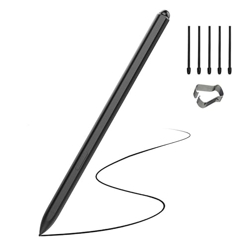 Eingabestift Kompatibel mit Remarkable 2 Stift, Magnetic Pen für Remarkable 2 Tab Marker Plus mit Radiergummi, 4096 Empfindlichkeit, Handflächenabweisung (Stift + 5 Rundspitzen) von LiLiTok