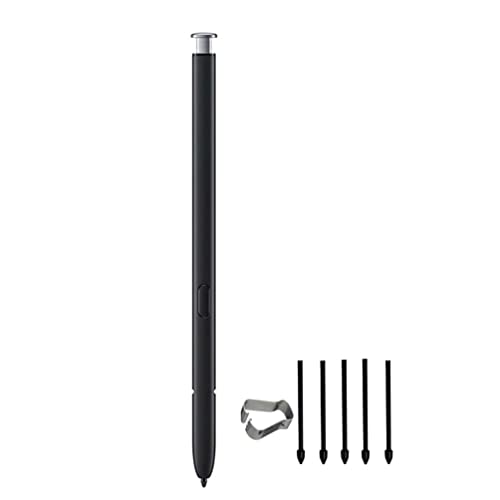 Eingabestifte S Pen kompatibel für Samsung Galaxy S22 Ultra 5G, S Pen Ersatzstift mit Ersatzspitzen (kein Bluetooth) (Weiß) von LiLiTok