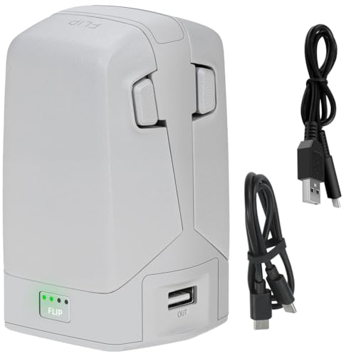 Flip Drone Akku-Ladegerät, Zwei-Wege-Ladehub Drohnen-Akkus USB-Ladestation für DJI Flip, Zwei Akkus Nacheinander Aufladen, Drohnen-Zubehör (ohne Akku Flip Drone Akku-Ladegerät, Zwei-Wege-Ladehub Drohnen-Akkus USB-Ladestation für DJI Flip, Zwei Akkus Nacheinander Aufladen, Drohnen-Zubehör (ohne Akku von LiLiTok