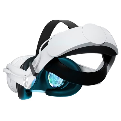 Für Meta Quest 3 Elite Strap mit Akku, 10000mAh Ladegerät Kopfband mit Ladedisplay for Quest 3, Kopfriemen Verbesserte Unterstützung für VR Headset von LiLiTok