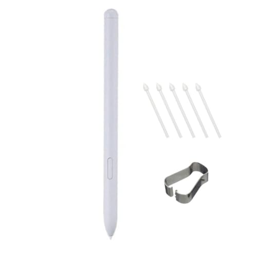 Galaxy Tab S10 Ultra Stift S Pen, Eingabestift für Samsung Galaxy Tab S10/ S10+Plus/ S10 Ultra Stift Ersatz Stylus Touch S Pen (ohne Bluetooth) (Weiß + 5 Spitzen) von LiLiTok