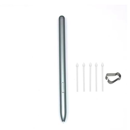 Galaxy Tab S7FE Stift S Pen, Eingabestift mit 5 Stück Stiftspitzen für Samsung Galaxy Tab S7FE Stylus Stift (No Bluetooth) (Grün) von LiLiTok
