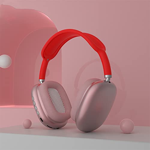 Kabellose Bluetooth Kopfhörer Over Ear, P9 Wireless Headset Stereo Musik Kopfhörer mit Mikrofon Gaming Headset für iPhone/Samsung/iPad/PC (Rot) von LiLiTok