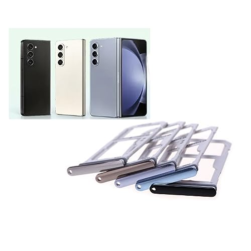 LiLiTok Galaxy Z Fold 5 SIM-Kartensteckplatz, 1 Stück Ersatzkartensteckplatz für Samsung Galaxy Z Fold 5 SIM Kartenfach F946 Kartenhalter (Blau) von LiLiTok