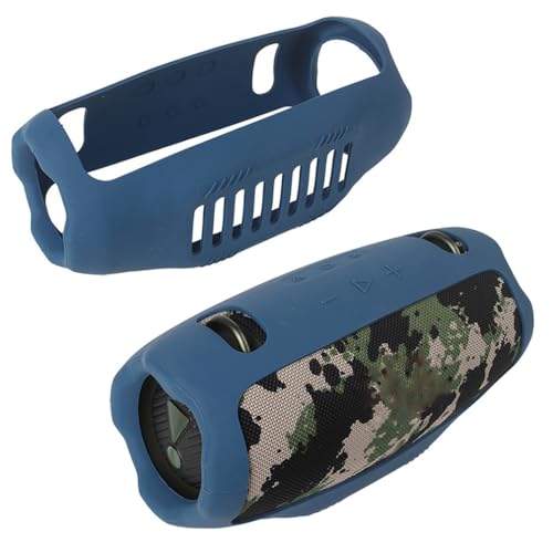 LiLiTok Silikonhülle für JBL Xtreme 4 Tragbarer Bluetooth-Lautsprecher, Schutzhülle, Weiche Haut Case Cover, Schutz für JBL Xtreme 4 Bluetooth-Lautsprecher Zubehör (nur Hülle) (Blau) von LiLiTok