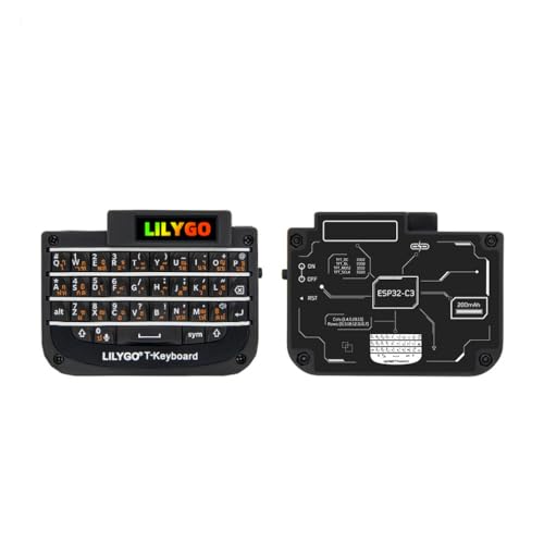 LiLiTok T-Keyboard TFT LCD-Bildschirm ESP32-C3 Mini-Tastatur 2.4G WiFi Bluetooth-Tastatur Kabelloses Keypad DIY für Phone und Pad von LiLiTok