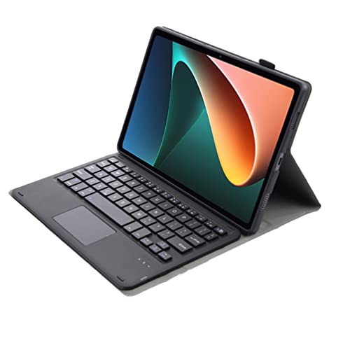 LiLiTok TouchPad-Tastaturhülle Kompatibel für Xiaomi Pad 5 Pro Tastaturen, Tablet-Tastaturabdeckung, ultradünne Lederhülle von LiLiTok