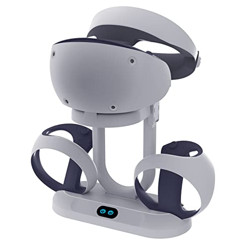 LiLiTok Vertikaler Ständer Kompatibel für PS5 VR2 Controller Ladestation mit Headset Halterung, Typ C Ladegerät für P5VR2 Handgriff Dual Dock VR2 Zubehör LiLiTok Vertikaler Ständer Kompatibel für PS5 VR2 Controller Ladestation mit Headset Halterung, Typ C Ladegerät für P5VR2 Handgriff Dual Dock VR2 Zubehör von LiLiTok