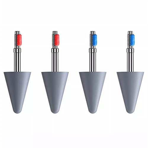 M-Pencil Ersatzspitzen 4 Stück, Kompatibel für Huawei M-Pencil Stylus Pen, Original-Spitzen Nib-Stiftspitze für Honor Magic-Pencil Ersatzspitzen (2 Stück Rot + 2 Stück Blau) von LiLiTok