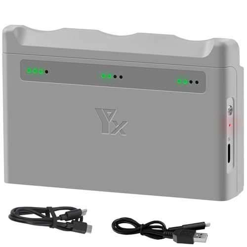 NEO Akku-Ladegerät, Zwei-Wege-Ladehub Drohnen-Akkus USB-Ladestation für DJI NEO, DREI Akkus Nacheinander Aufladen, Drohnen-Zubehör (ohne Akku von LiLiTok