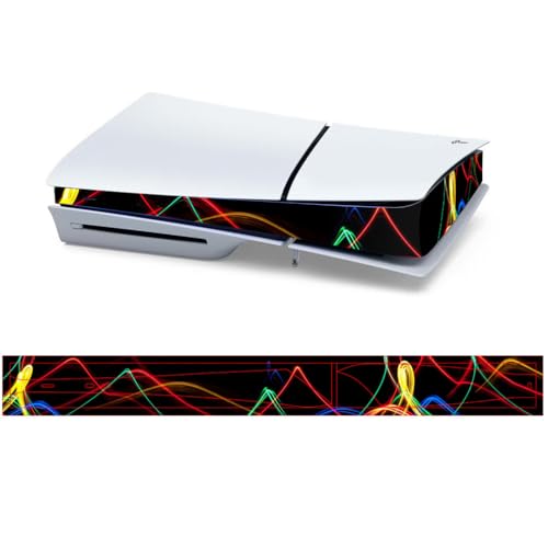 P5 Slim Console Skin Aufkleber, Schutzhülle für PS5 Slim Host Center-Aufkleber Skin Hülle Schutzfolie Vinyl Sticker Spiel-Zubehör (0004) von LiLiTok