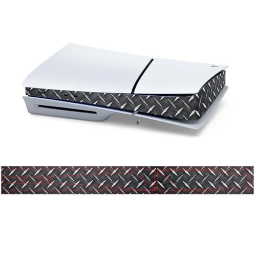 P5 Slim Console Skin Aufkleber, Schutzhülle für PS5 Slim Host Center-Aufkleber Skin Hülle Schutzfolie Vinyl Sticker Spiel-Zubehör (0008) von LiLiTok