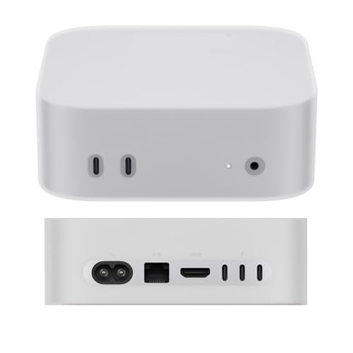 Schutzhülle für Mac Mini M4/M4 Pro 2024 Schutzhüllen Transparente, Mac Mini Desktop Computer M4 Pro Cases Hülle staubdichtes Cover (Transparent) von LiLiTok