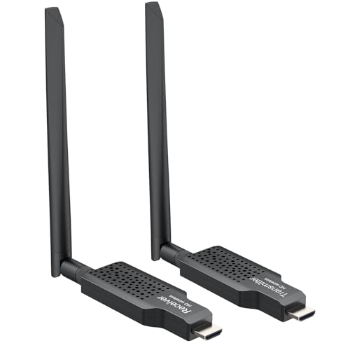 LiNKFOR HDMI Wireless, Wireless HDMI Transmitter and Receiver, 1080P/60 Hz, 164FT/50M mit Externer Antenne, Plug-and-Play, 5.8G Funk Extender Streaming von Laptop/PC/TV-Box auf Monitor/TV/Projektor LiNKFOR HDMI Wireless, Wireless HDMI Transmitter and Receiver, 1080P/60 Hz, 164FT/50M mit Externer Antenne, Plug-and-Play, 5.8G Funk Extender Streaming von Laptop/PC/TV-Box auf Monitor/TV/Projektor von LiNKFOR