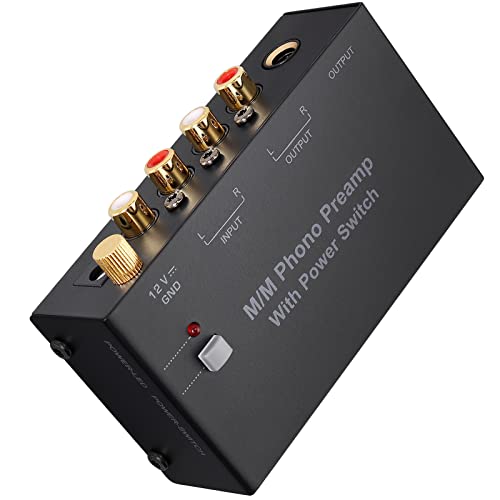 LiNKFOR M/M Phono Vorverstärker mit Netzschalter, Vorverstärker für Plattenspieler mit 6,35mm TRS Ausgang,Vorverstärker für Low MM Phono-Vorverstärker,Vorverstärker Phono mit Pegel LiNKFOR M/M Phono Vorverstärker mit Netzschalter, Vorverstärker für Plattenspieler mit 6,35mm TRS Ausgang,Vorverstärker für Low MM Phono-Vorverstärker,Vorverstärker Phono mit Pegel von LiNKFOR