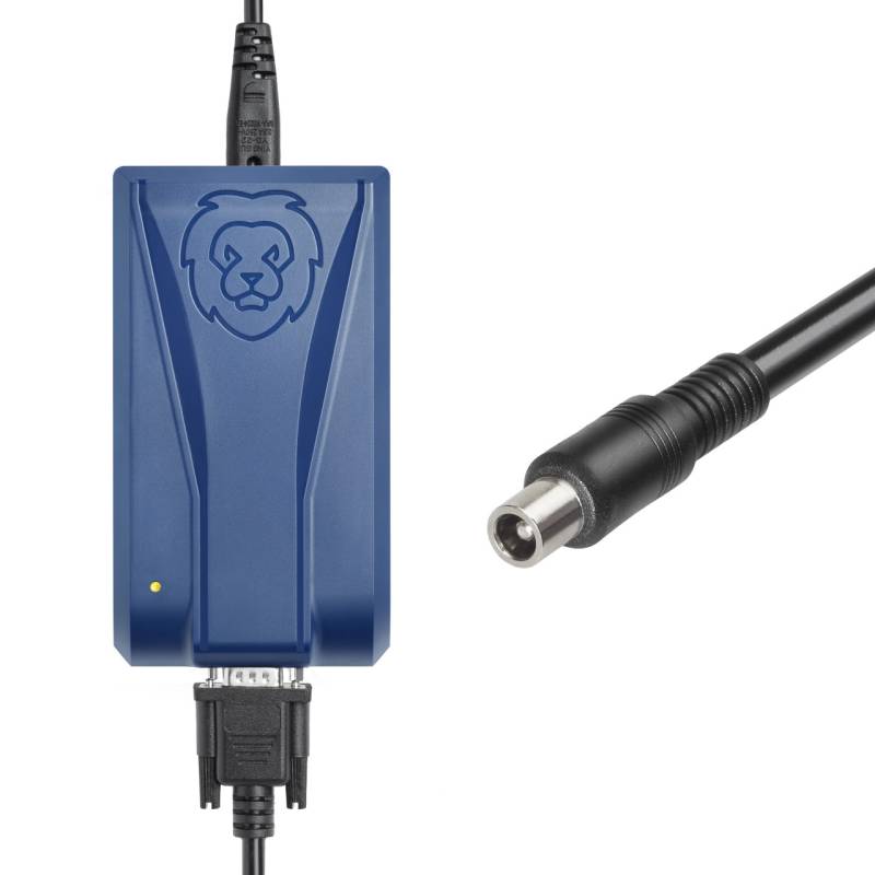 ONgineer LiON one4all Reiseladegerät für E-Bike und E-Scooter 36 V mit Coaxial 8x9 Stecker und Transporttasche von LiON